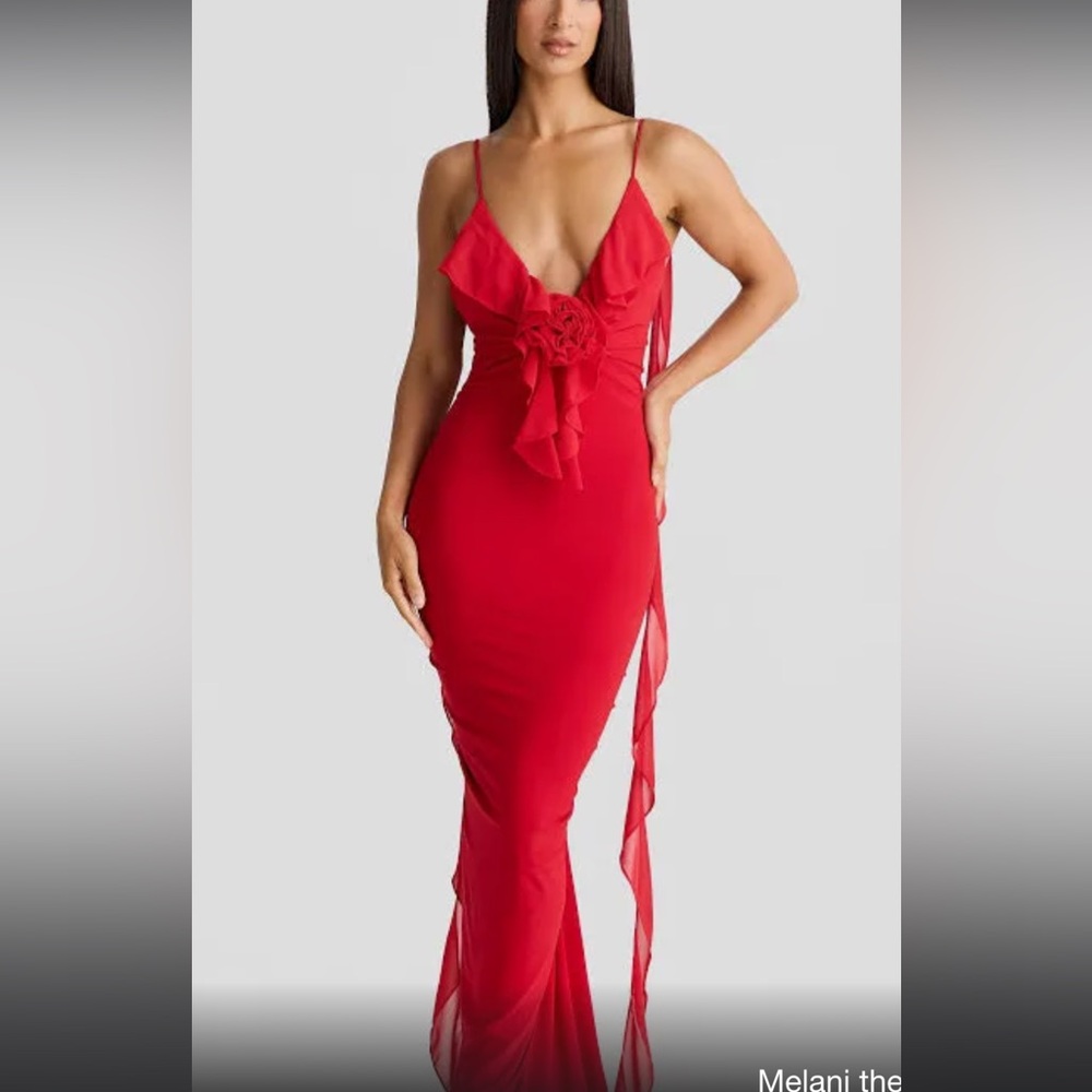 Melani the label red dress